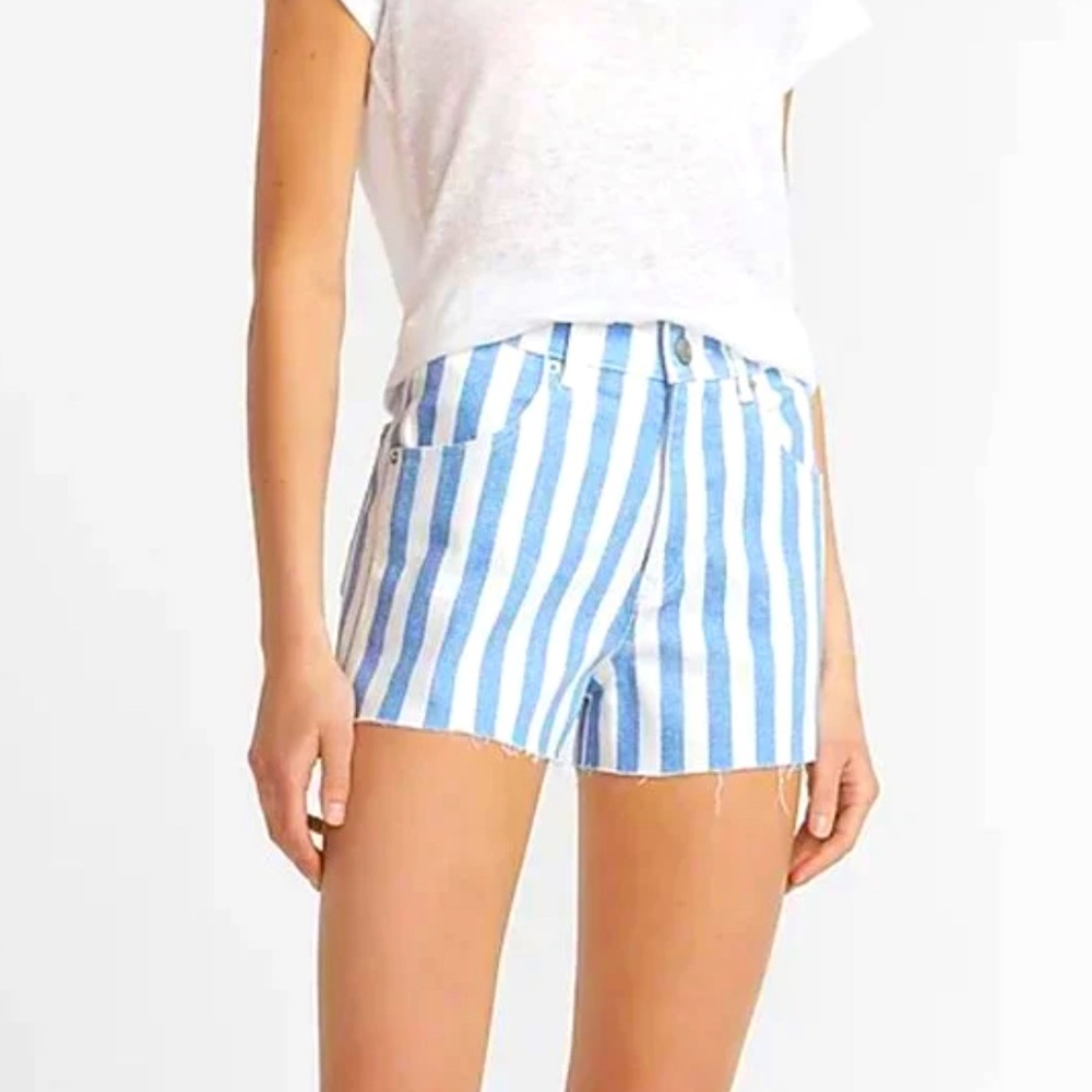 Express- Raw Hem Mom shorts